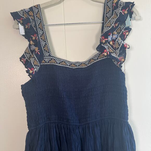Miami Navy Blue Midi Dress - Picture 4 of 9